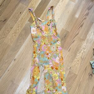 Show Me Your MuMu Claire midi dress- Groovy Blooms-Floral Maxi Dress- small a